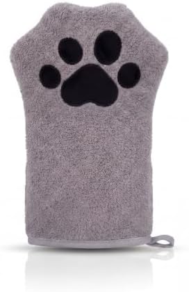 Microfiber Pet Towel Glove Mitt by PlushPets