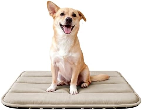 Dog Bed Mat, Reversible Dog Crate Pad by FogkissComfyPawsHome