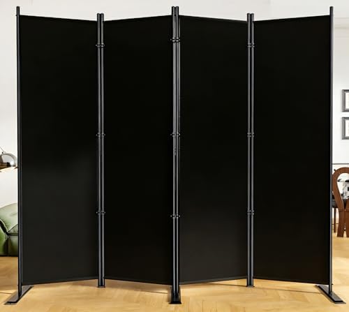 SUNALLY Room Divider Privacy Screens, 4 Panel Divider by SUNALLY