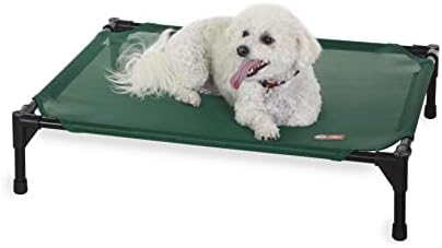 K&H Outdoor Elevated Dog Bed, Cooling Raised Dog Bed, Medium 32x25in by KHPetProducts