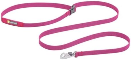 Ruffwear, Flagline Dog Leash, Lightweight 6.5 ft Lead, Alpenglow Pink by RuffwearInc