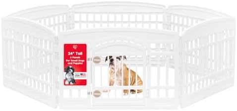 IRIS USA 6-Panel Dog Playpen, Pet Enclosure by IRISUSA