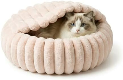 Cat Beds for Indoor Cats, 2 in 1 Cat Cave Bed Kitten Bed for Small Pets by WgoogW