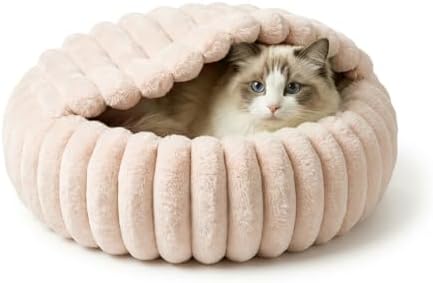 Cat Beds for Indoor Cats, 2 in 1 Cat Cave Bed Kitten Bed for Small Pets by WgoogW