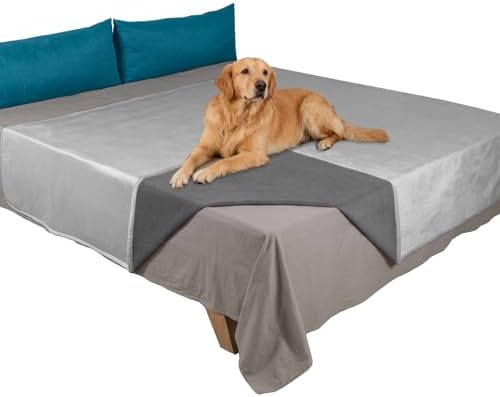 Ameritex Pet Bed Blanket Reversible 100% Waterproof Velvet Super Soft by Ameritex