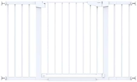 Cumbor 50" Baby Gate Extra Wide, Safety Dog Gate by Cumbor