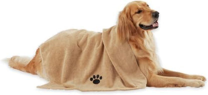 Bone Dry Pet Grooming Towel Collection Absorbent Microfiber X-Large, by BoneDry