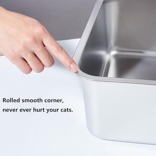 XL Stainless Steel Litter Box - Image 6