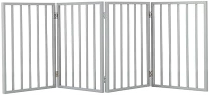 PETMAKER Pet Gate, 4 Panel Freestanding Dog Gate Indoor, 73” x 24” by PETMAKER