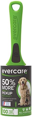 Evercare Pet Hair Lint Rollers All Purpose Use 100 Easy-Tear Sheets Per Roll - Image 3