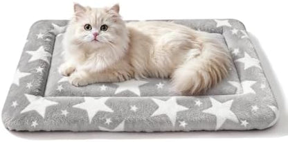 Dog Bed Mat, Reversible Crate Pad & Cute Dog Bed by FogkissComfyPawsHome
