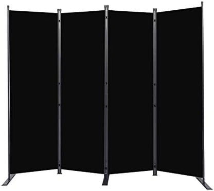 Room Divider 4 Panel-88''Wide, 6FT Room Dividers and Folding Privacy Screens by HOMSCREENER