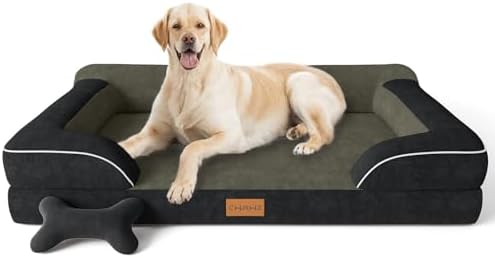 CWAWZ Jumbo Dog Bed for Extra Large Dogs, Orthopedic Dog Bed by CWAWZ