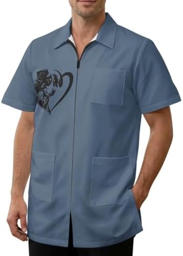Men’s Pet Barber Jacket, Professional Design Water & Hair Proof by YGFLPPV