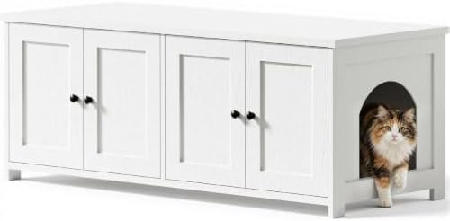 Hidden Cat Litter Box Enclosure by Fecuria