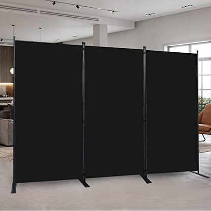 Room Divider 3 Panel-102''Wide, 6FT Room Dividers and Folding Privacy Screen by HOMSCREENER