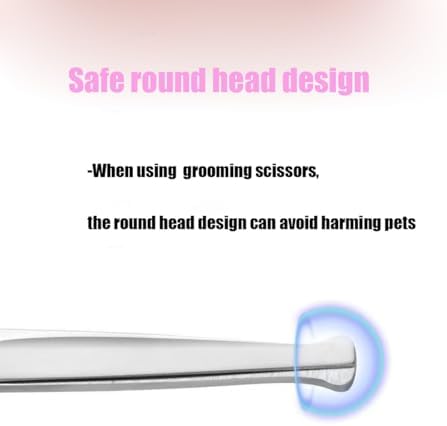 Dog Grooming Scissors, Stainless Steel Dogs Cats Pets Grooming Shears - Image 5