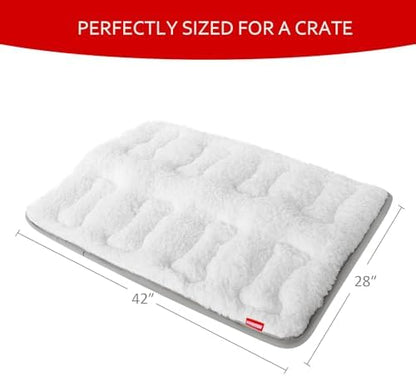 Dog Bed Crate Mat, Soft Plush Dog Bed Pad - Image 4