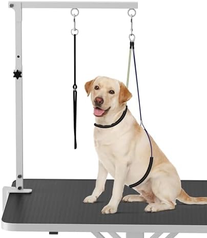 Dog Grooming Arm with Clamp for Small Dog, Adjustable Height to 33in, Pet by Artibear