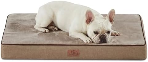 Bedsure Memory Foam Dog Bed Medium Size Dog, Orthopedic Crate Pads by BEDSURE