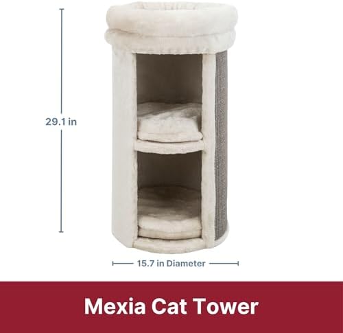 Trixie Mexia 2-Story Cat Condo Tower, Top Platform - Image 4