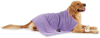 Bone Dry Pet Grooming Microfiber Towel, Embroidered Collection by BoneDry
