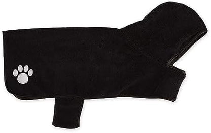 Bone Dry Pet Robe Collection Embroidered Absorbent Microfiber Bath Robe - Image 3