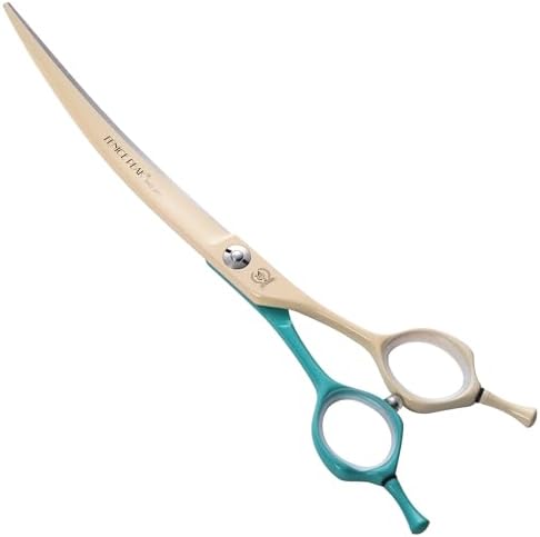 Curved Dog Grooming Scissors by FenicePeak