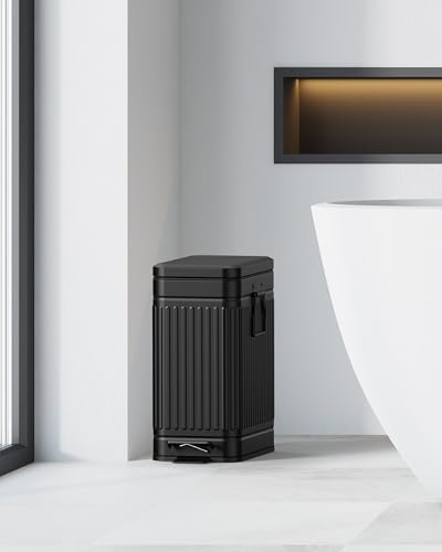 Small Trash Can with Lid, 2.6 Gal Dog Poop Trash Can - Image 3
