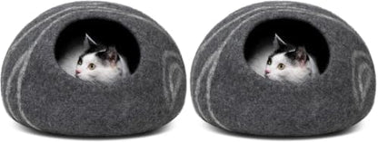 MEOWFIA Cat Cave – Premium Felt Cat Bed Enclosure by MEOWFIA