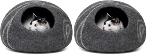 MEOWFIA Cat Cave – Premium Felt Cat Bed Enclosure by MEOWFIA