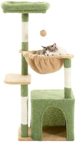 39.8-Inch Small Cat Tree for Indoor Cats by Unknown