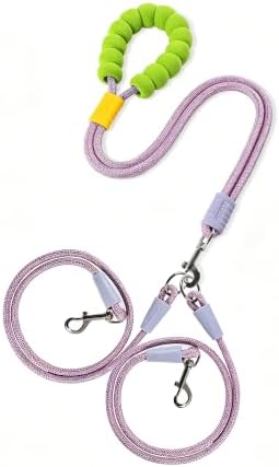 Hands Free Double Dog Leash for Two Dogs 360° Swivel No Tangle by YSHOME%26PET