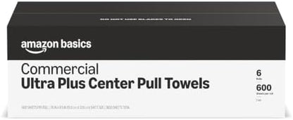 Amazon Basics 2-Ply White Centerpull Paper Towels | Bulk by AmazonBasics