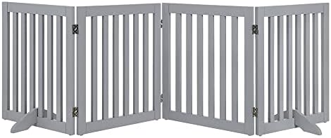 unipaws 24”H Free Standing Pet Gate by unipaws