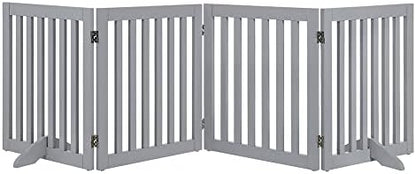 unipaws 24”H Free Standing Pet Gate by unipaws