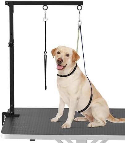 Dog Grooming Arm with Clamp for Small Dog, Adjustable Height to 33in, Pet by Artibear