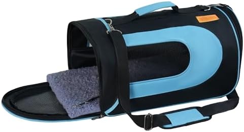 YUNIQUE Cat Carrier Soft for Pets Up to 15 Lbs, Airline Approved Collapsible by YUNIQUE