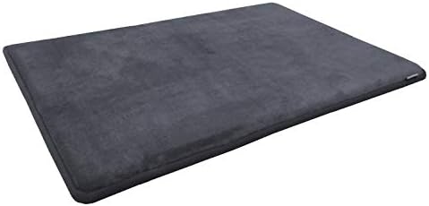 42''x28'' Comfort MicroPlush Gray Luxurious Memory Foam Waterproof Anti Slip by Dogbed4less