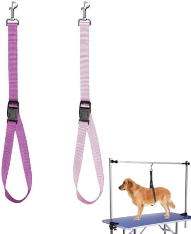 Dog Bath Tether Dog Grooming Loop Noose Dog Bathing Safety Tether Straps by Chngna