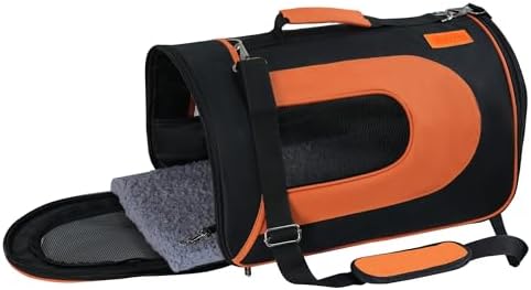 YUNIQUE Cat Carrier Soft for Pets Up to 15 Lbs, Airline Approved Collapsible by YUNIQUE