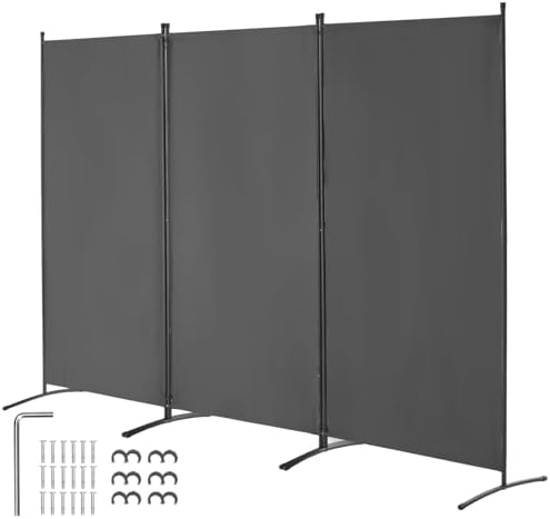 VEVOR Room Dividers, 3 Panel Room Divider, Folding Privacy Screen and Portable by VEVOR
