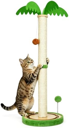 TIMIEEYA 32" Tall Cat Scratching Post by TIMIEEYA