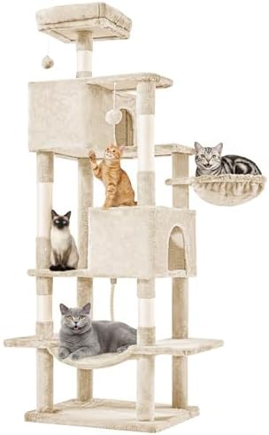 DUMOS Large 66 Inch Cat Tree Tower by DumosLifestyle