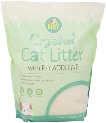 Kitty City pH Detecting Crystal Cat Litter, Silica Gel Crystals by KittyCity