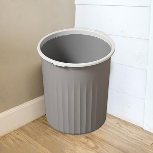 Bathroom Garbage Can, Lightweight Durable Striped Garbage Cans - Image 4