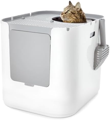 Modkat XL Cat Litter Box, Top or Front-Entry, Scoop & Filters - Image 3