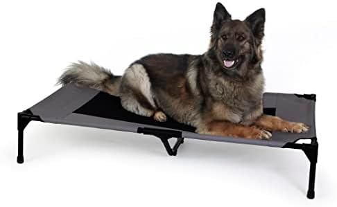K&H Outdoor Elevated Dog Bed, Cooling Raised Dog Bed, XL 50x32in by KHPetProducts