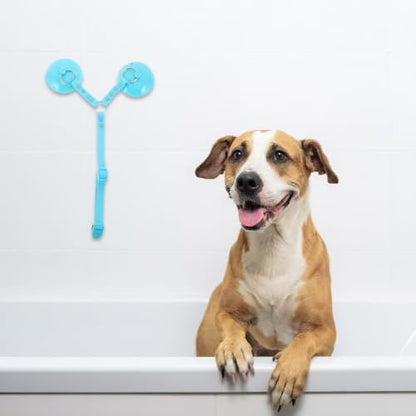 Dog Grooming Tether with Suction Cup, Adjustable Bathing Loop - Image 7