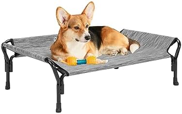 Veehoo Cooling Elevated Dog Bed, Raised Dog Cot by Veehoo